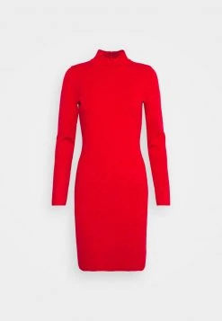 MICHAEL Michael Kors Damen ECO MOCK - Strickkleid - Crimson -Michael Kors Verkäufe e345b7ed98cb4c71bb4b30cd14fb9624