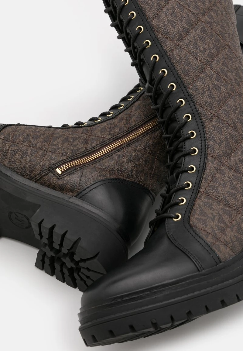 MICHAEL Michael Kors Damen STARK BOOT - Schnürstiefel - Black/brown 7 MICHAEL Michael Kors Damen STARK BOOT - Schnürstiefel - Black/brown – Bild 5