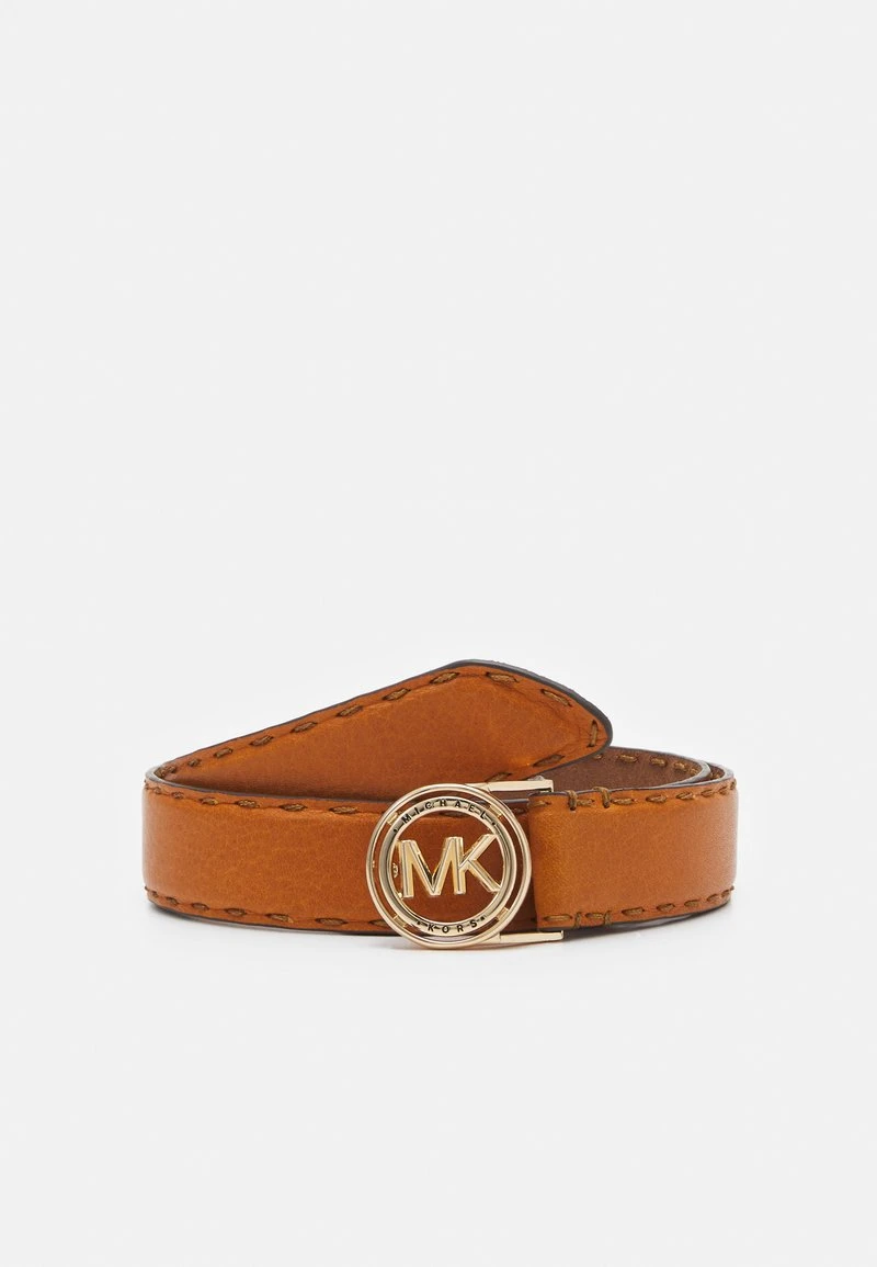 MICHAEL Michael Kors Damen LOGO BELT WITH HAND STITCHING - Gürtel - Luggage 3 MICHAEL Michael Kors Damen LOGO BELT WITH HAND STITCHING - Gürtel - Luggage