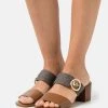 MICHAEL Michael Kors Damen SUMMER MID - Pantolette Hoch - Brown/multi-coloured -Michael Kors Verkäufe e86639e0b5a54d148bd2ea880a92a4ad