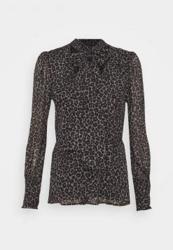 MICHAEL Michael Kors Damen CHEETAH TIE - Bluse - Malachitegry 14 MICHAEL Michael Kors Damen CHEETAH TIE - Bluse - Malachitegry -Michael Kors Verkäufe e98a1c6b6abd4f309f7c277ad1062786