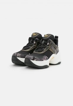 MICHAEL Michael Kors Damen OLYMPIA TRAINER - Sneaker Low - Black -Michael Kors Verkäufe eb05304af8cc494a9defd79e41093e97