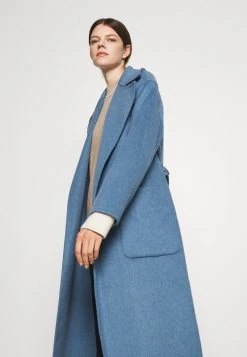 MICHAEL Michael Kors Damen DOUBLEFACE ROBE COAT - Klassischer Mantel - Blue -Michael Kors Verkäufe ebcbe3a9d61b4db9b0ee35c78117909a