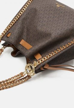 MICHAEL Michael Kors Damen MINA CHAIN TOTE - Shopping Bag - Acorn -Michael Kors Verkäufe ec4f0689fd9e4a6484d4b1fe84ff6eb3