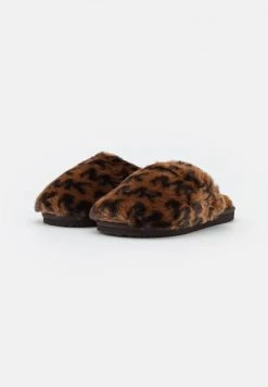 MICHAEL Michael Kors Damen JANIS SLIPPER - Hausschuh - Luggage -Michael Kors Verkäufe ee08f702f79b48afbdf3ae16519783bc