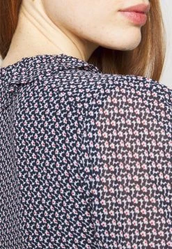 MICHAEL Michael Kors Damen PRINTED MIDI DRESS - Freizeitkleid - Blue -Michael Kors Verkäufe ee24a11e68824fcc96e6fa4cf8fa6671