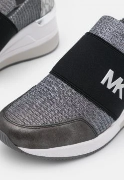 MICHAEL Michael Kors Damen FELIX TRAINER - Sneaker Low - Anthracite -Michael Kors Verkäufe f0e49d08c2de421a97962fc1dd0d5328