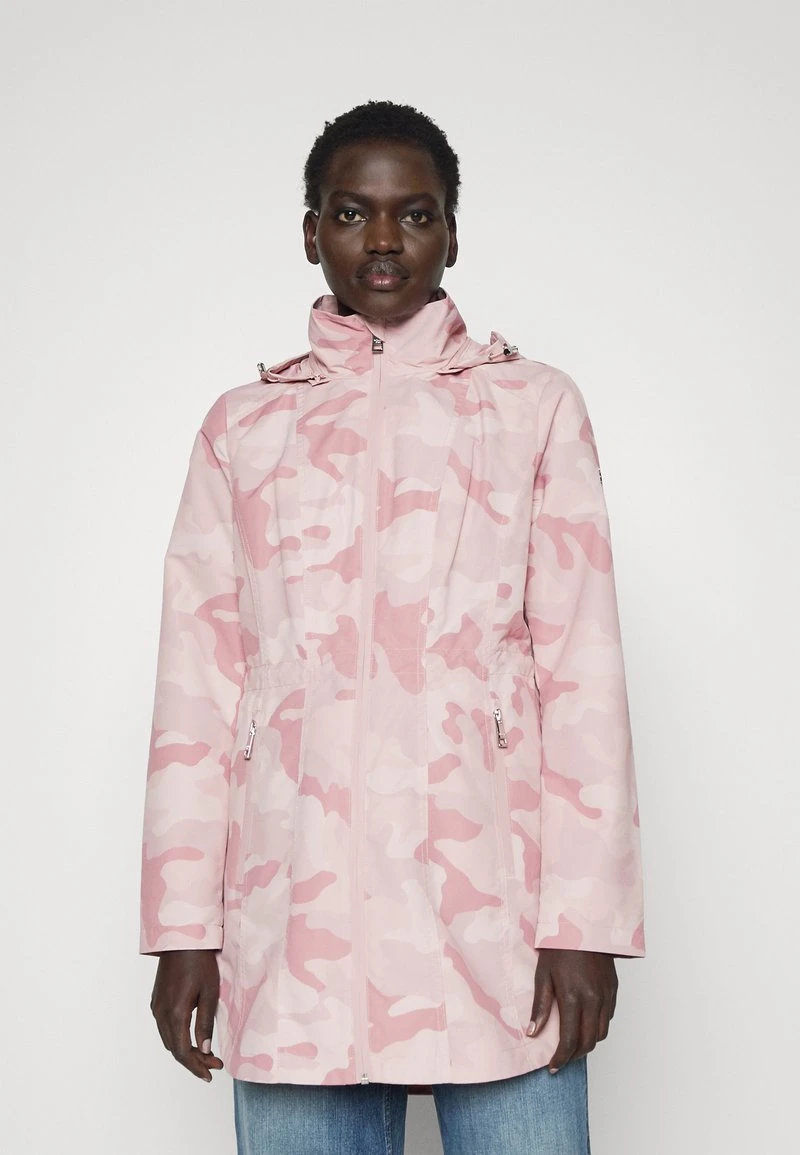 MICHAEL Michael Kors Damen LOGO WATERPROOF ZIP FRONT ANORAK - Parka - Rose 3 MICHAEL Michael Kors Damen LOGO WATERPROOF ZIP FRONT ANORAK - Parka - Rose