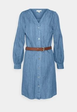 MICHAEL Michael Kors Damen DOWN MINI - Freizeitkleid - Blue Denim -Michael Kors Verkäufe f21ec10962a8471da596141d5a83a160