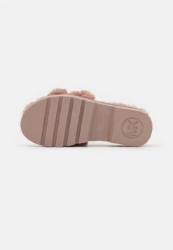 MICHAEL Michael Kors Damen ALFIE SLIDE - Pantolette Flach - Fawn -Michael Kors Verkäufe f26e218fbfca4dcf8c8d53a68d496d91