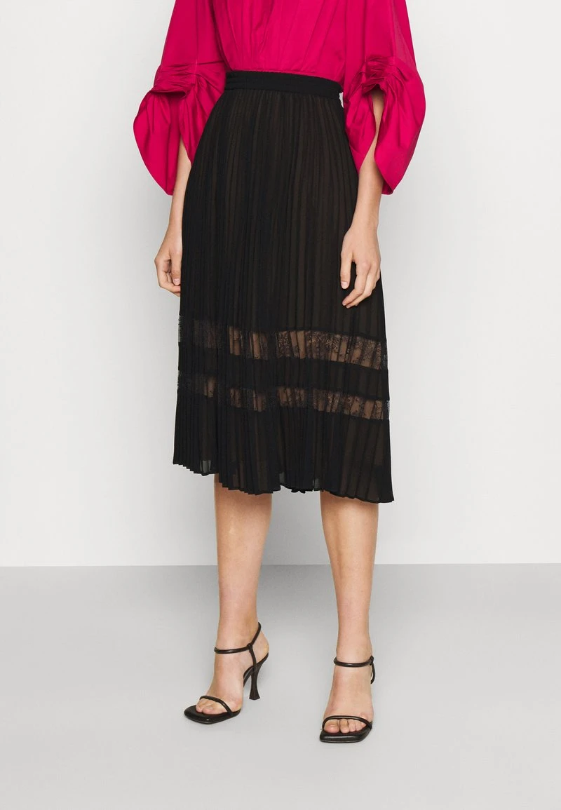 MICHAEL Michael Kors Damen MIDI SKIRT - Faltenrock - Black 3 MICHAEL Michael Kors Damen MIDI SKIRT - Faltenrock - Black