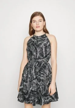 MICHAEL Michael Kors Damen PALM CHAIN NECK - Cocktailkleid/festliches Kleid - White/black