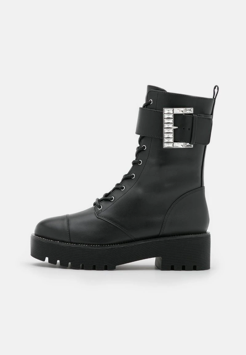 MICHAEL Michael Kors Damen BRYCE CUFF BOOTIE - Plateaustiefelette - Black 4 MICHAEL Michael Kors Damen BRYCE CUFF BOOTIE - Plateaustiefelette - Black – Bild 2