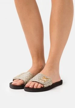 MICHAEL Michael Kors Damen SLIDE - Pantolette Flach - Pale Gold