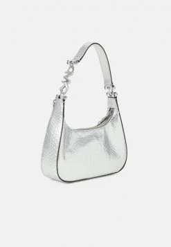 MICHAEL Michael Kors Damen PIPER SM POUCHETTE - Handtasche - Silver-coloured -Michael Kors Verkäufe f556dc8c76ca421aadb0437d3dfefa84
