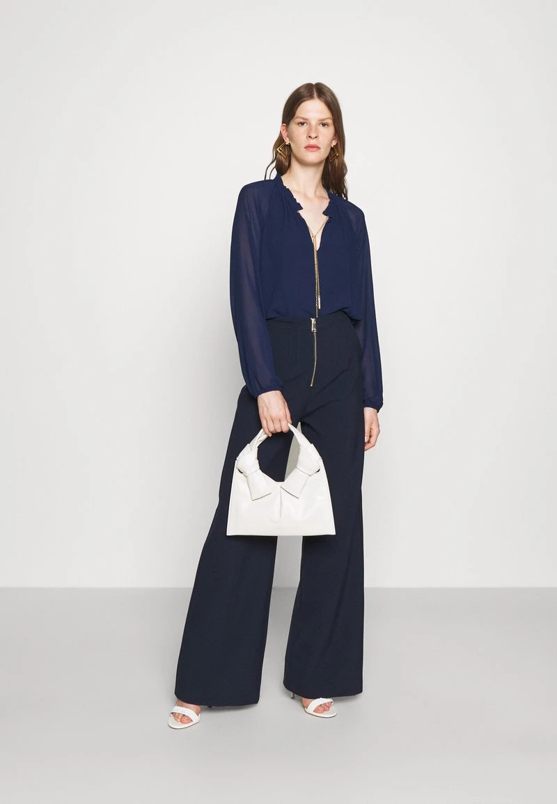 MICHAEL Michael Kors Damen SOLID CHAIN - Bluse - Navy 4 MICHAEL Michael Kors Damen SOLID CHAIN - Bluse - Navy – Bild 2