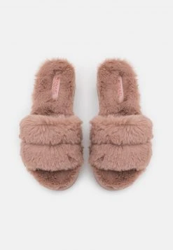 MICHAEL Michael Kors Damen ALFIE SLIDE - Pantolette Flach - Fawn -Michael Kors Verkäufe f6737343839247b8b7b2d0392ff55a4c