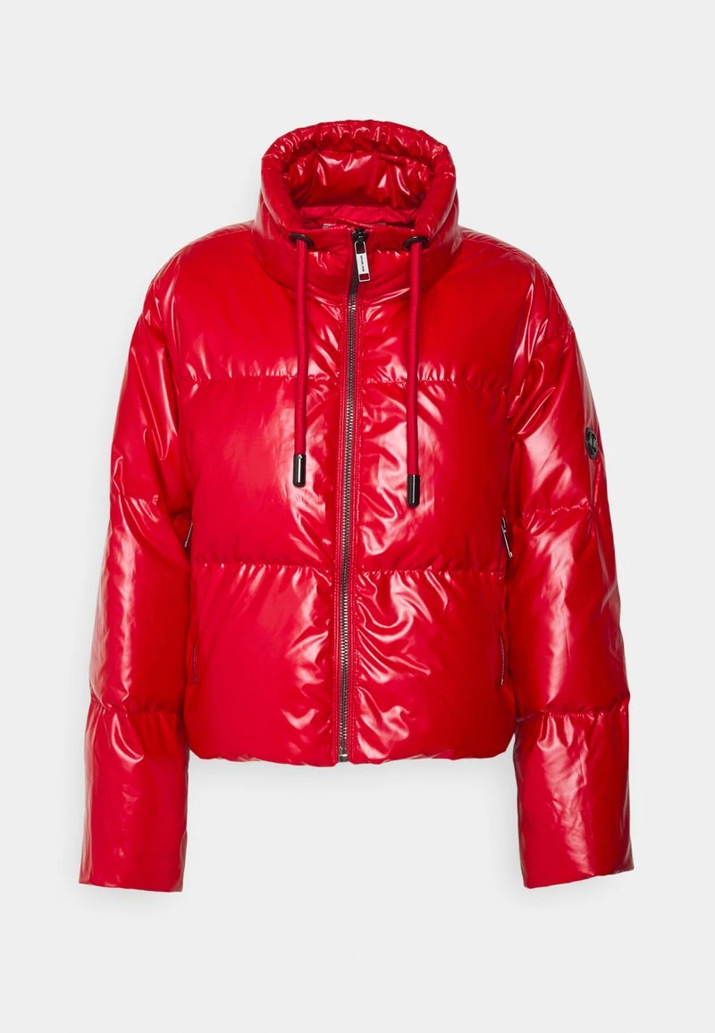 MICHAEL Michael Kors Damen CROPPED METALLIC PUFFER - Winterjacke - Crimson 8 MICHAEL Michael Kors Damen CROPPED METALLIC PUFFER - Winterjacke - Crimson – Bild 6