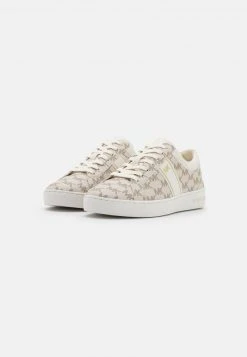 MICHAEL Michael Kors Damen JUNO STRIPE LACE UP - Sneaker Low - Vanilla -Michael Kors Verkäufe fbb686f3d5734e259a31e9fc376ad18a