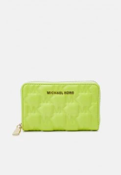 MICHAEL Michael Kors Damen JET SET CARD CASE - Geldbörse - Bright Limeade -Michael Kors Verkäufe fce599a0cb7c4697977c74bf2835b744
