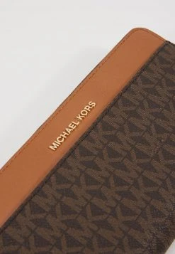 MICHAEL Michael Kors Damen JET SET POCKET - Geldbörse - Brown -Michael Kors Verkäufe fce88150db5c4dfaae298a87e31e4e9d