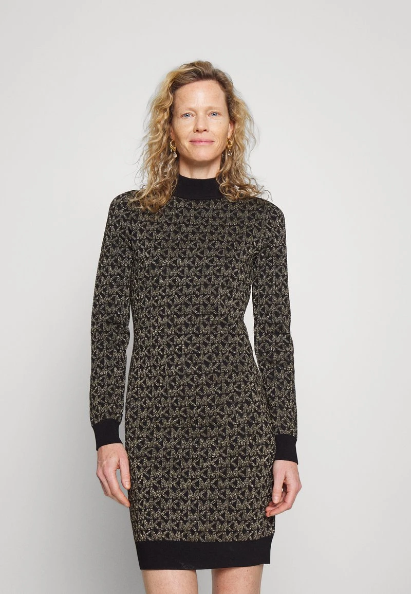 Freizeitkleid - black/gold MICHAEL Michael Kors Damen Freizeitkleid - Black/gold -Michael Kors Verkäufe fd0e6be0afb74117aded9d8bb97aeb7f