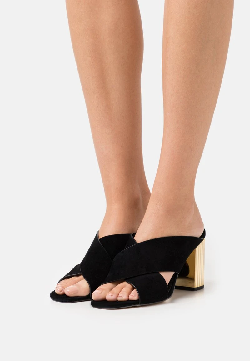 MICHAEL Michael Kors Damen PORTER MULE - Pantolette Hoch - Black 3 MICHAEL Michael Kors Damen PORTER MULE - Pantolette Hoch - Black