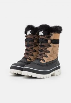 MICHAEL Michael Kors Damen OZZIE BOOT - Snowboot/Winterstiefel - Black/camel -Michael Kors Verkäufe fd53f113494f489bacc5cd59e30f7196