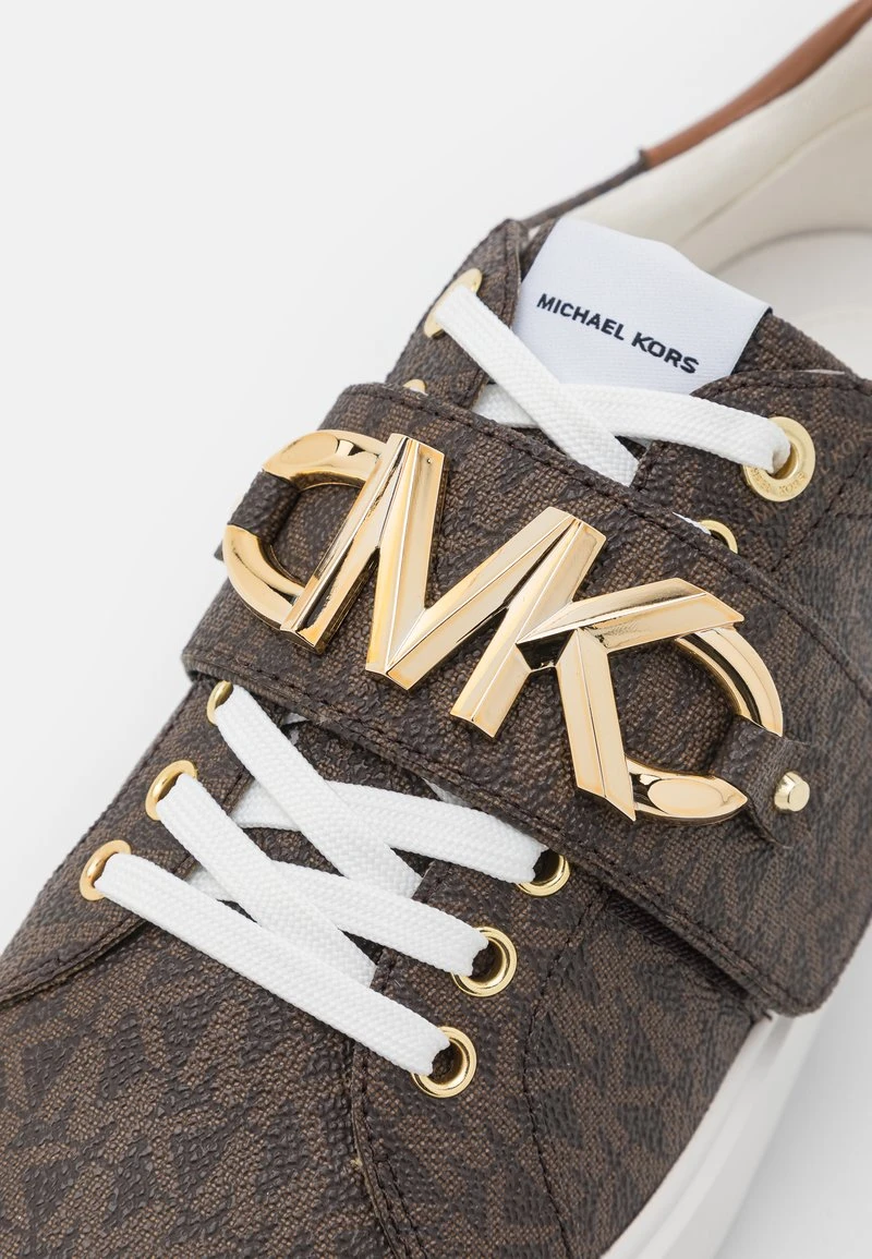 MICHAEL Michael Kors Damen EMMETT STRAP LACE UP - Sneaker Low - Brown 9 MICHAEL Michael Kors Damen EMMETT STRAP LACE UP - Sneaker Low - Brown – Bild 7