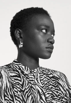 MICHAEL Michael Kors Damen LAWN ZEBRA MINI - Blusenkleid - White/black -Michael Kors Verkäufe feef0a6f8e4c4c1797beb4b7b331e14b